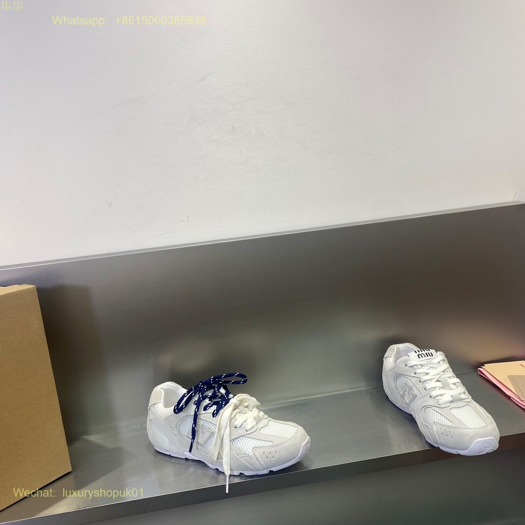 Miu Miu New Balance 530 sl leather Low Top Sneakers Women Mens Shoes