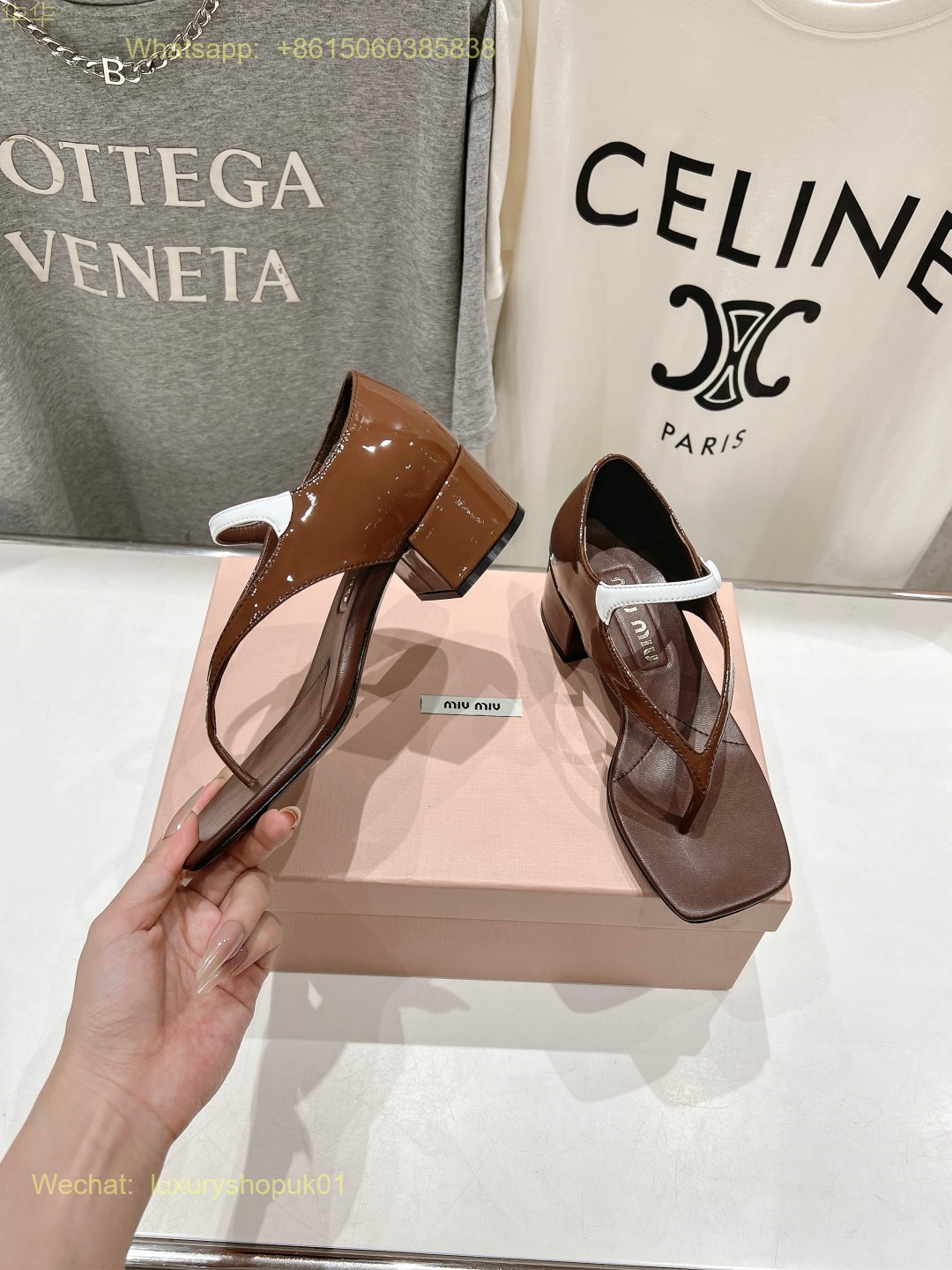 Miu Miu Strappy Leather Sandals Women Shoes