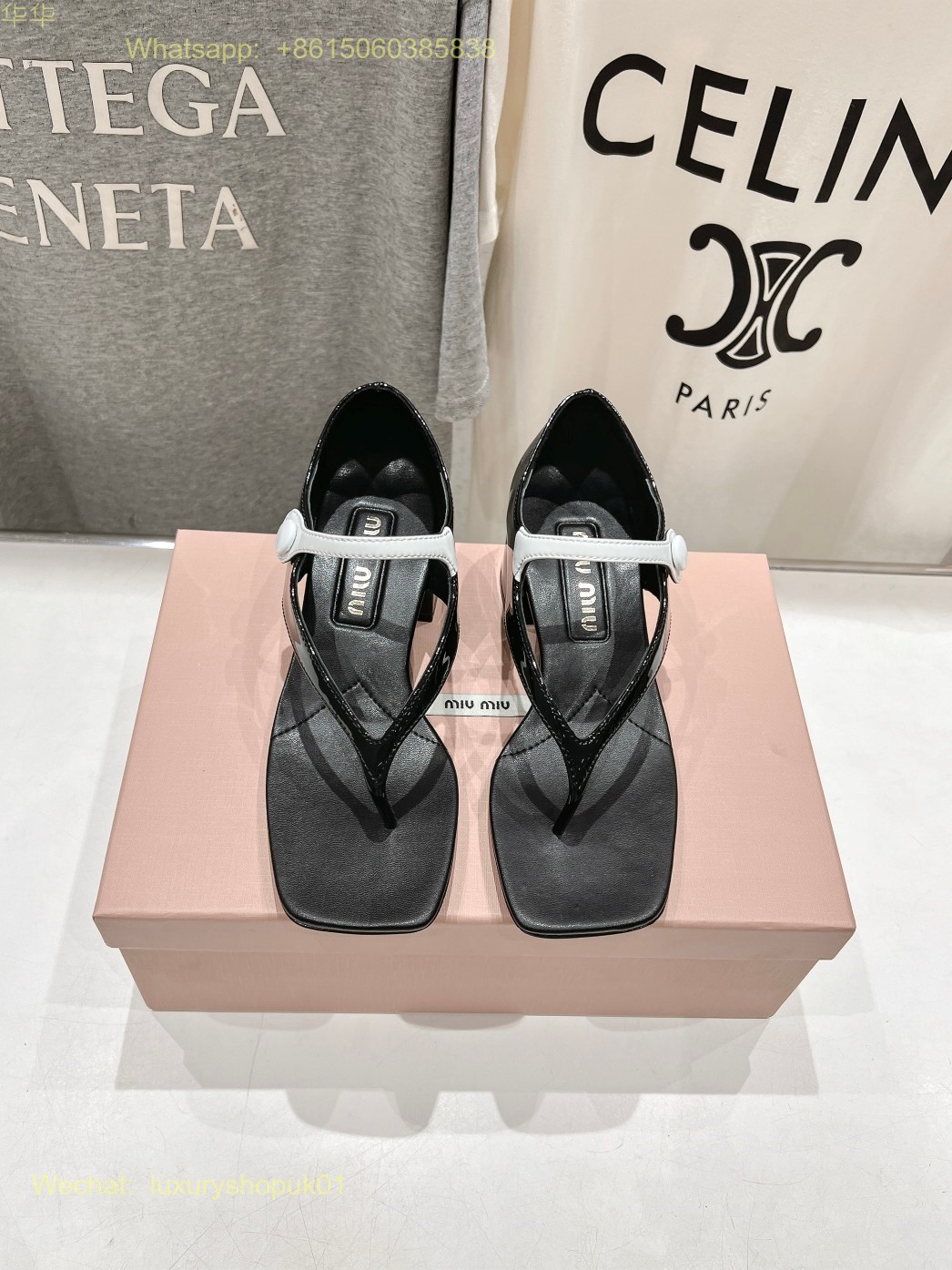 Miu Miu Strappy Leather Sandals Women Shoes