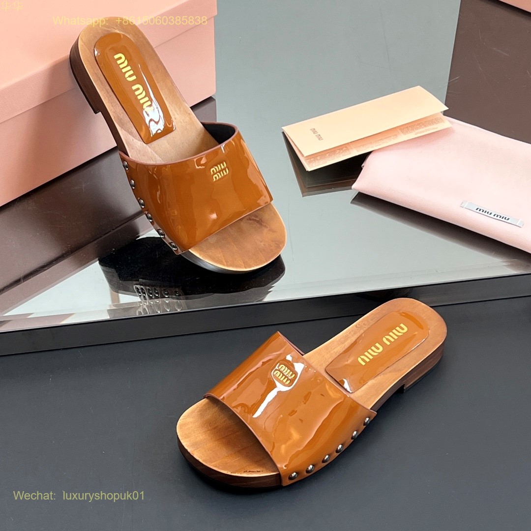 Miu Miu cork slide sandal Women Shoes