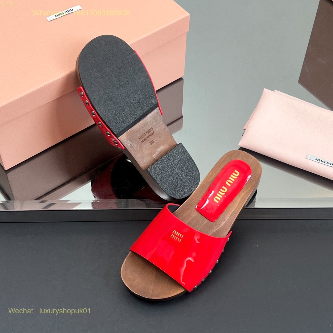 Miu Miu cork slide sandal Women Shoes