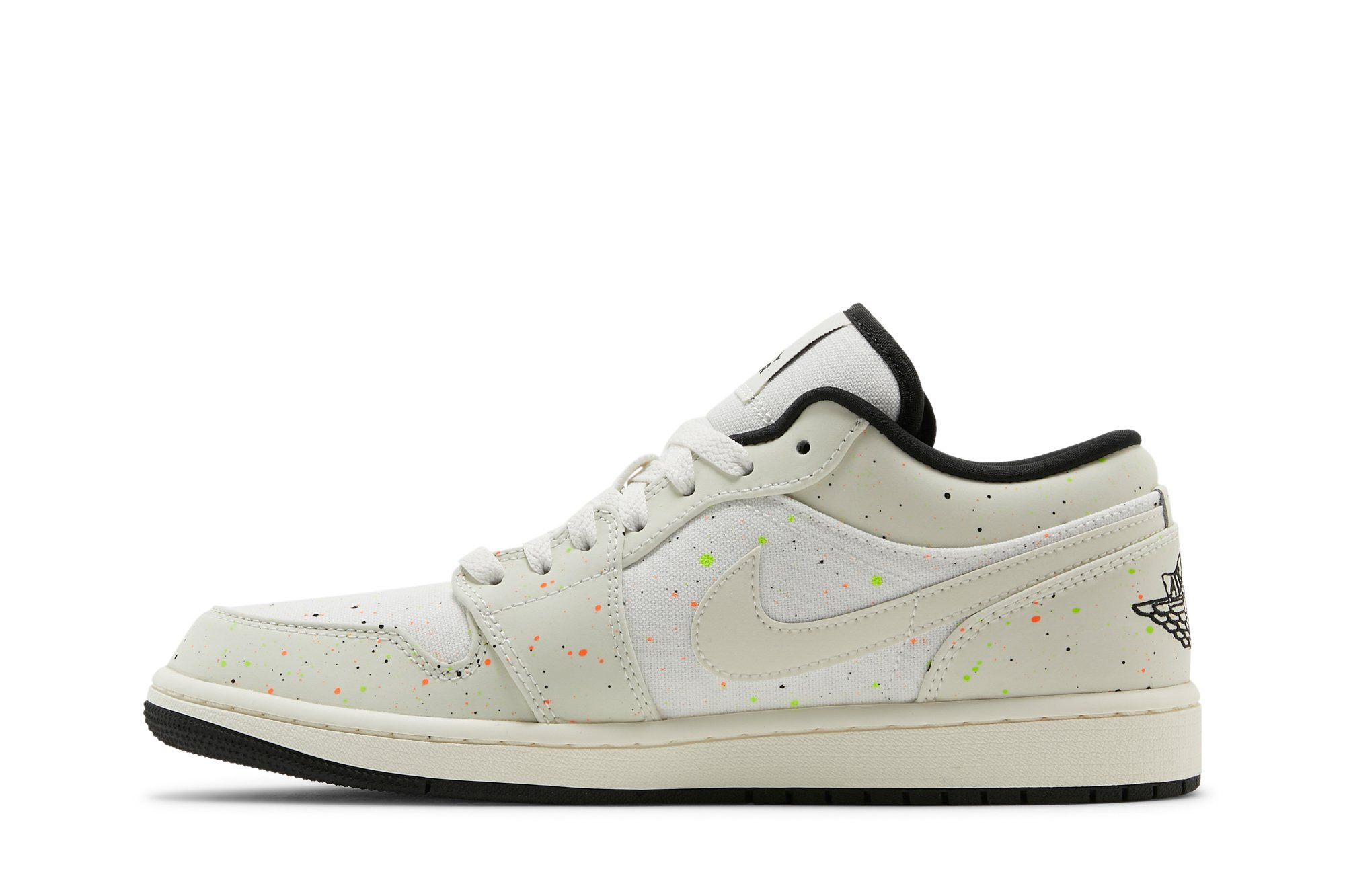 Air Jordan 1 Low Brushstroke Swoosh Paint Splatter DM3528100