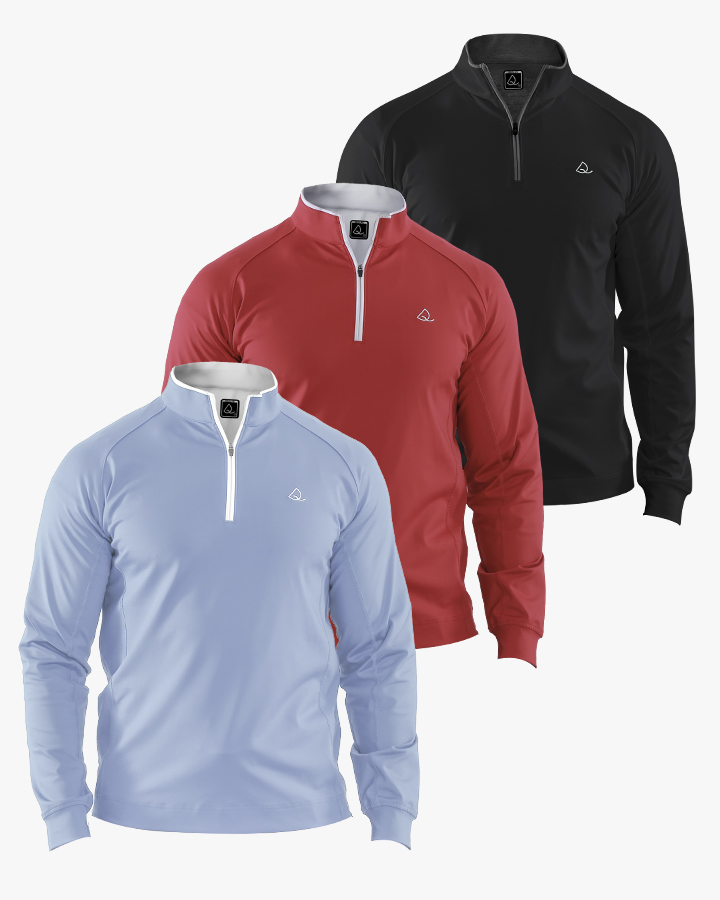 Performance 1/4 Zip Pullover 3-Pack