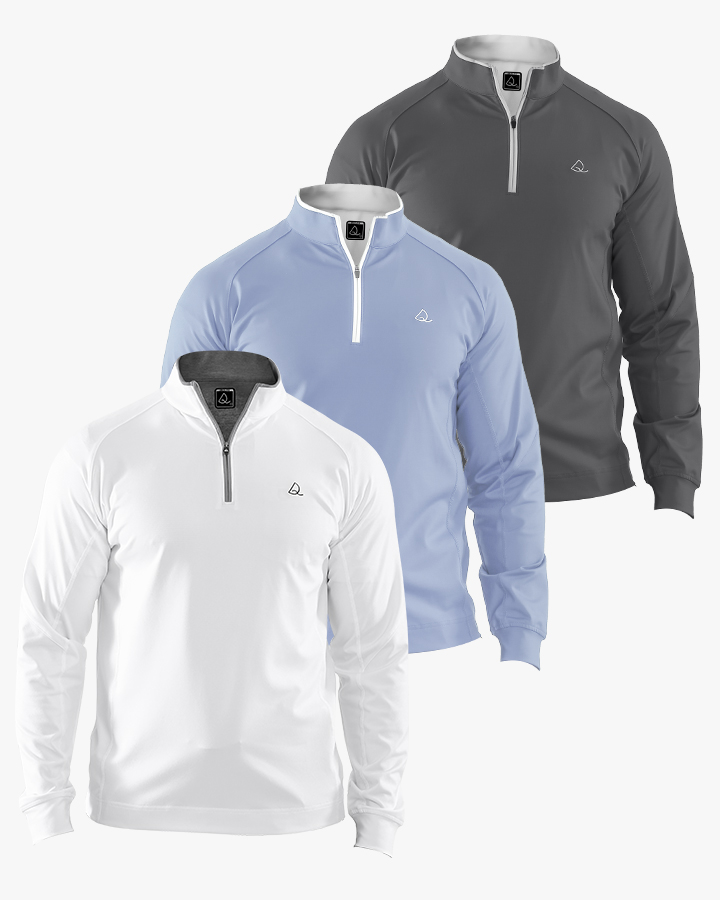 Performance 1/4 Zip Pullover 3-Pack