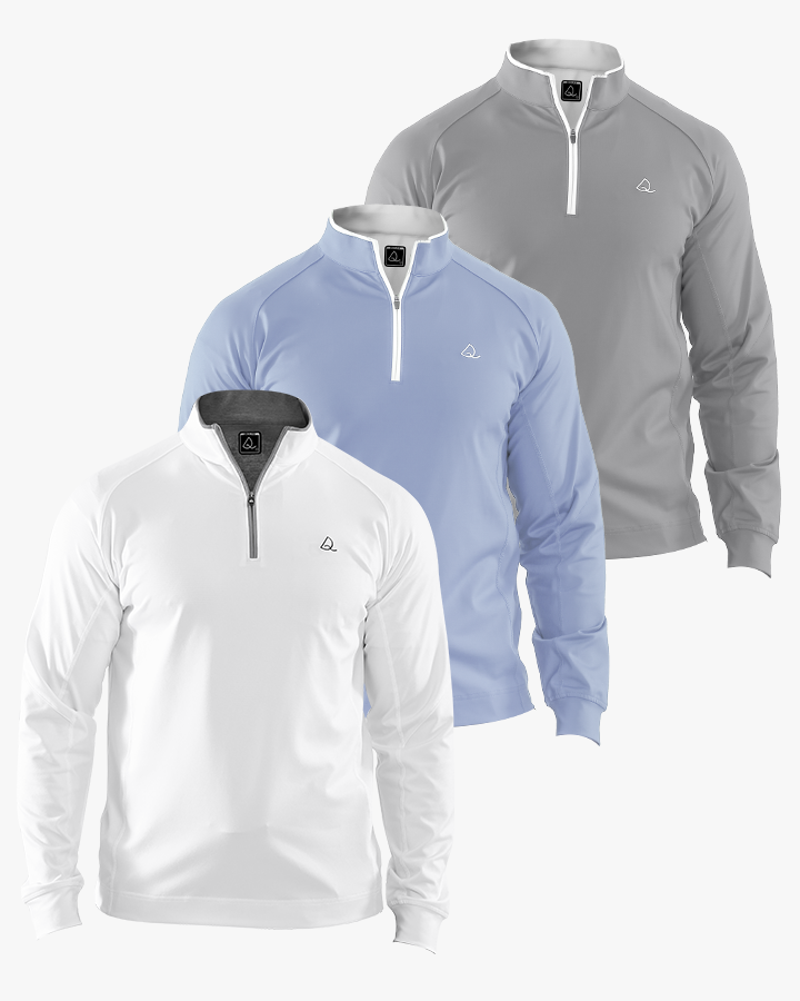 Performance 1/4 Zip Pullover 3-Pack