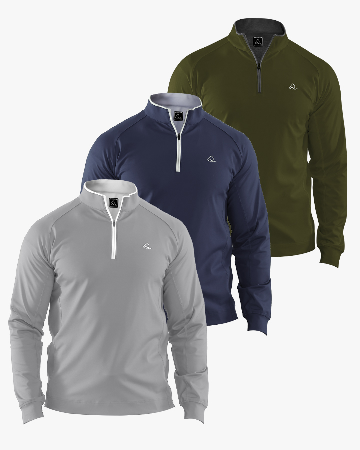 Performance 1/4 Zip Pullover 3-Pack
