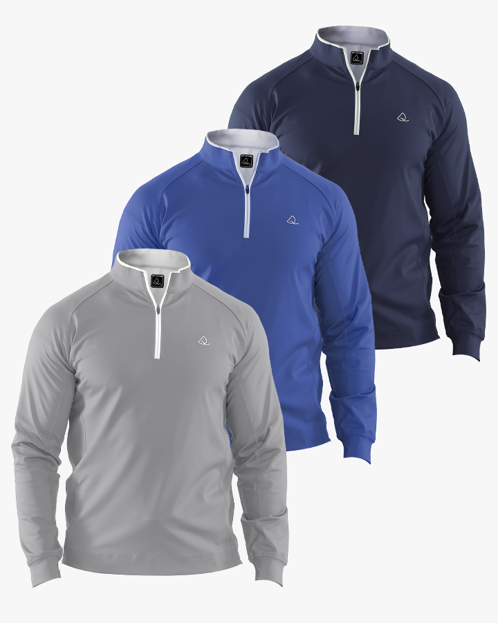 Performance 1/4 Zip Pullover 3-Pack