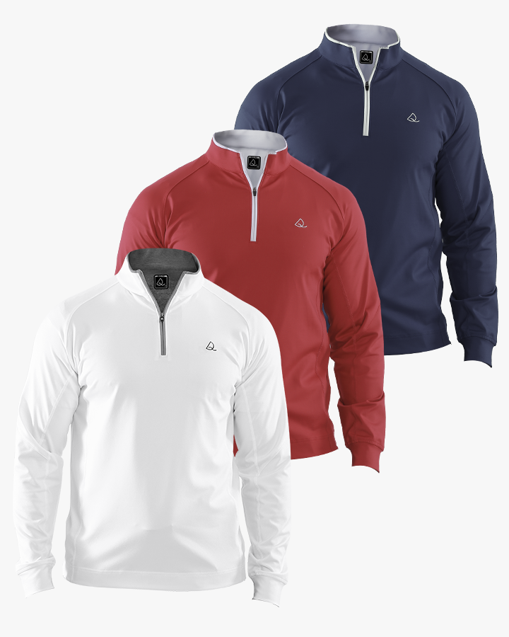 Performance 1/4 Zip Pullover 3-Pack