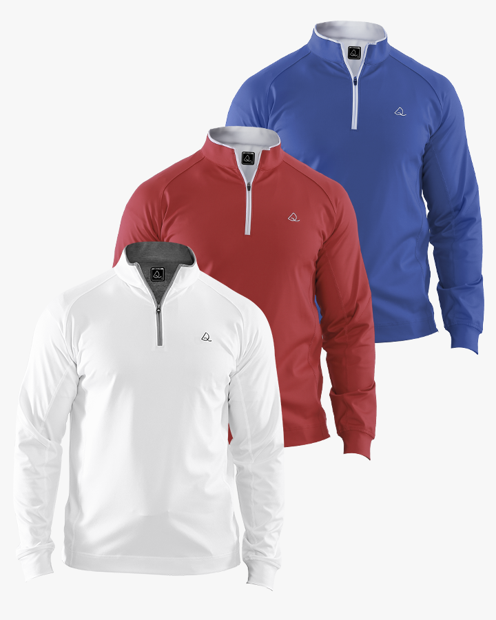 Performance 1/4 Zip Pullover 3-Pack