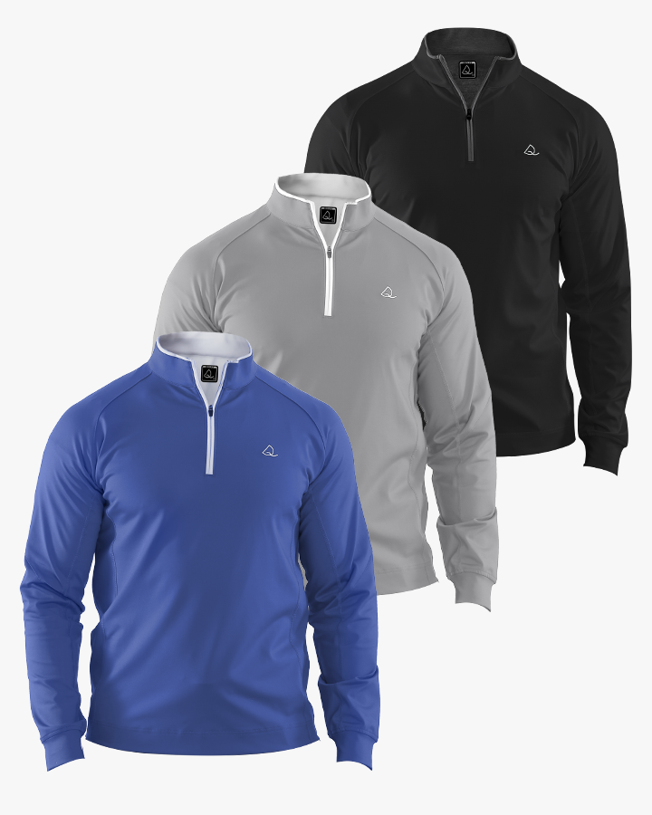 Performance 1/4 Zip Pullover 3-Pack