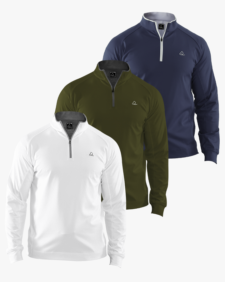Performance 1/4 Zip Pullover 3-Pack