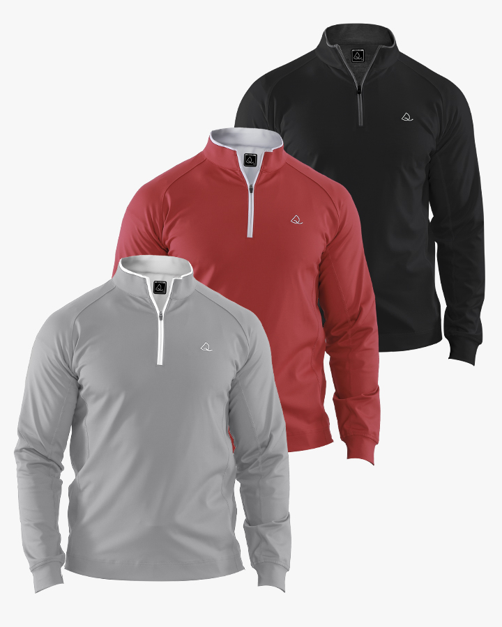 Performance 1/4 Zip Pullover 3-Pack