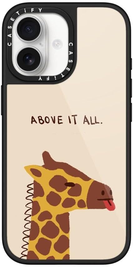 CASETiFY Glaze iPhone 17 Pro Max Case [Glossy Finish/Compatible with Magsafe / 4.9 ft. 1X Military Grade Drop Protection] - Bow Cats - Black