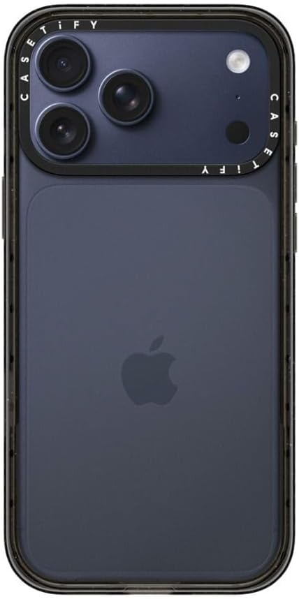 CASETiFY Impact iPhone 17 Pro Max Case [Slim/Compatible with Magsafe / 8.2 ft. 4X Military Grade Drop Protection] - Black