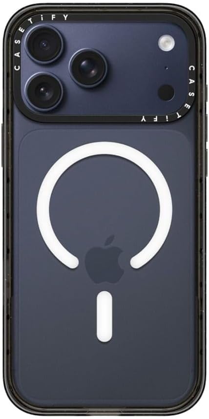 CASETiFY Impact iPhone 17 Pro Max Case [Slim/Compatible with Magsafe / 8.2 ft. 4X Military Grade Drop Protection] - Black