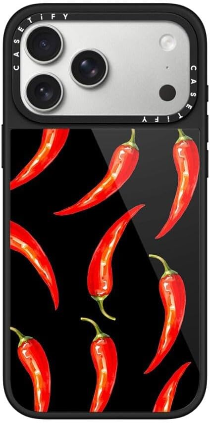 CASETiFY Glaze iPhone 17 Pro Max Case [Glossy Finish/Compatible with Magsafe / 4.9 ft. 1X Military Grade Drop Protection] - Bow Cats - Black