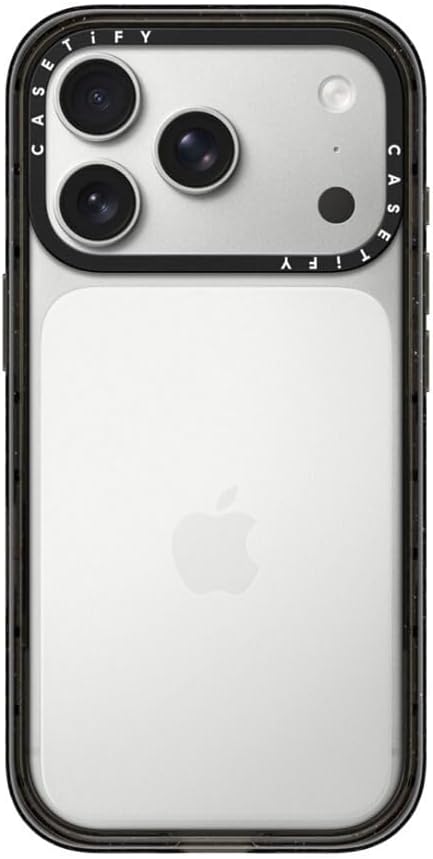 CASETiFY Impact iPhone 17 Pro Max Case [Slim/Compatible with Magsafe / 8.2 ft. 4X Military Grade Drop Protection] - Black