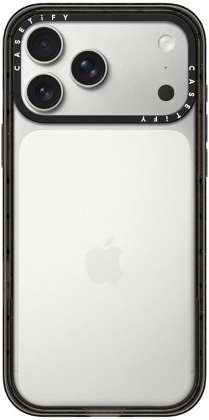 CASETiFY Impact iPhone 17 Pro Max Case [Slim/Compatible with Magsafe / 8.2 ft. 4X Military Grade Drop Protection] - Black