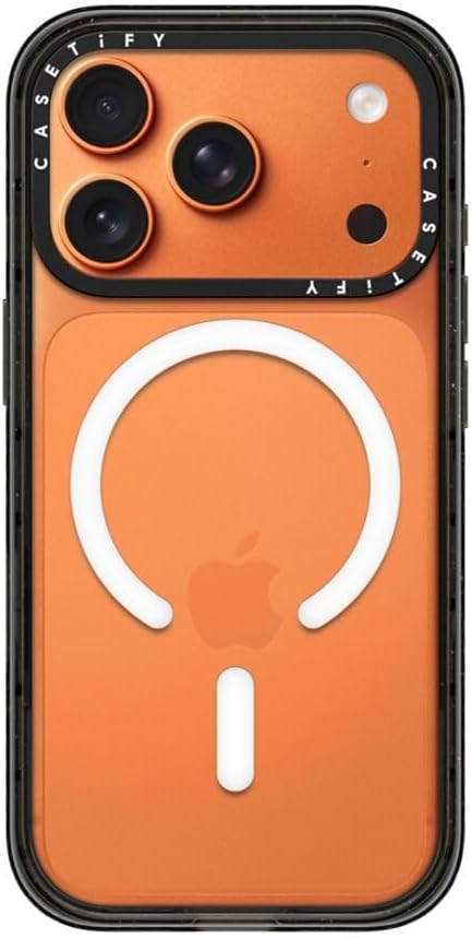 CASETiFY Impact iPhone 17 Pro Max Case [Slim/Compatible with Magsafe / 8.2 ft. 4X Military Grade Drop Protection] - Black