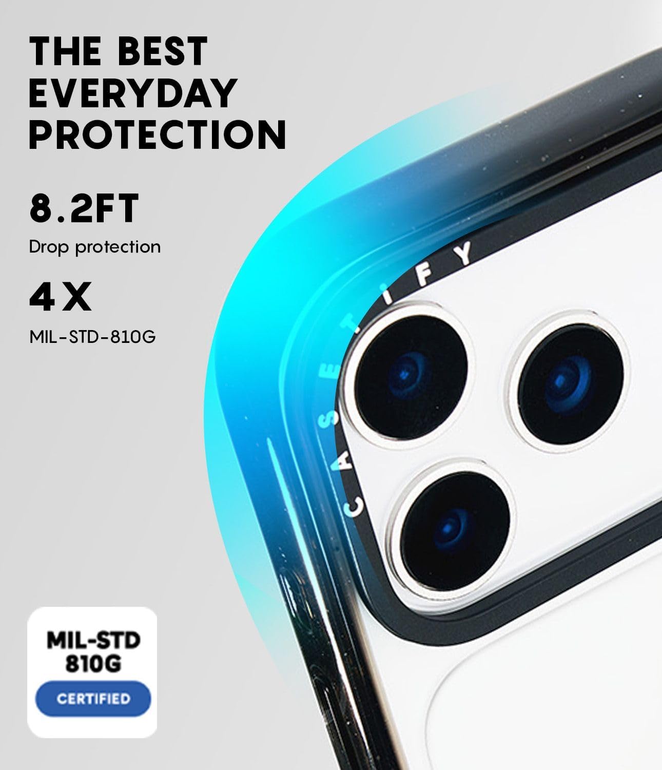 CASETiFY Impact iPhone 17 Pro Max Case [Slim/Compatible with Magsafe / 8.2 ft. 4X Military Grade Drop Protection] - Black