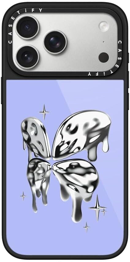 CASETiFY Glaze iPhone 17 Pro Max Case [Glossy Finish/Compatible with Magsafe / 4.9 ft. 1X Military Grade Drop Protection] - Bow Cats - Black