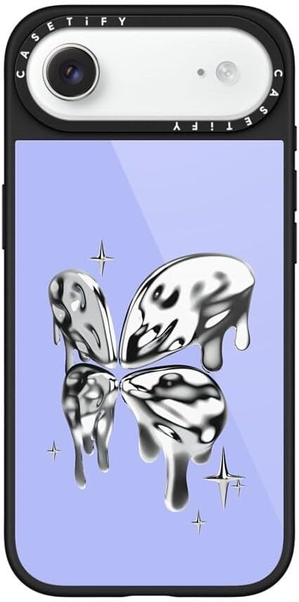 CASETiFY Glaze iPhone 17 Pro Max Case [Glossy Finish/Compatible with Magsafe / 4.9 ft. 1X Military Grade Drop Protection] - Bow Cats - Black