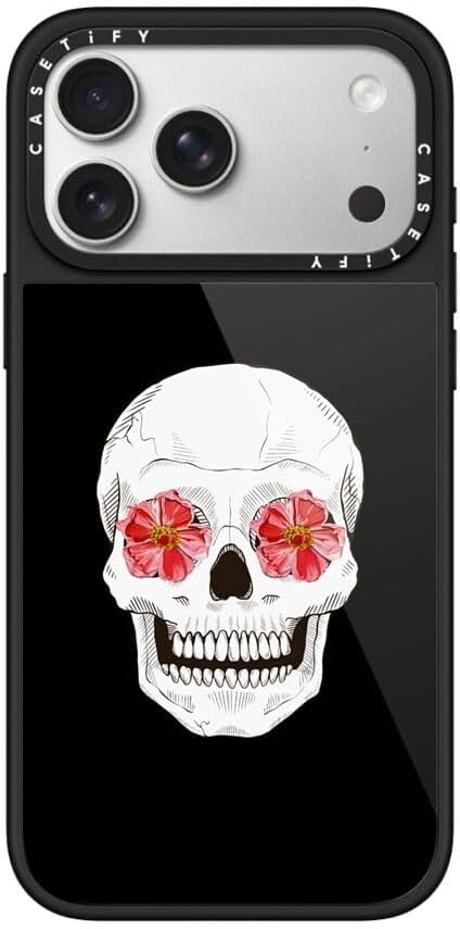 CASETiFY Glaze iPhone 17 Pro Max Case [Glossy Finish/Compatible with Magsafe / 4.9 ft. 1X Military Grade Drop Protection] - Bow Cats - Black