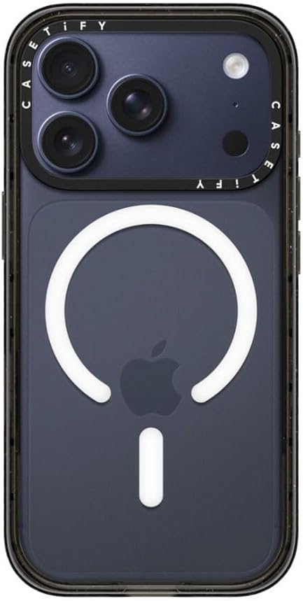 CASETiFY Impact iPhone 17 Pro Max Case [Slim/Compatible with Magsafe / 8.2 ft. 4X Military Grade Drop Protection] - Black