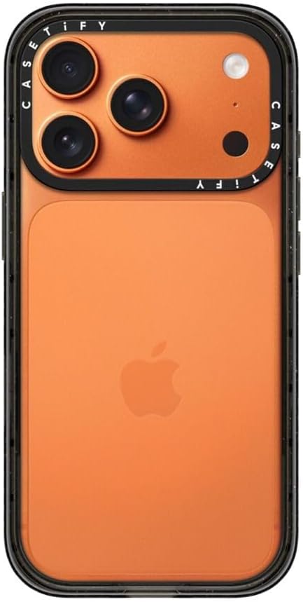 CASETiFY Impact iPhone 17 Pro Max Case [Slim/Compatible with Magsafe / 8.2 ft. 4X Military Grade Drop Protection] - Black