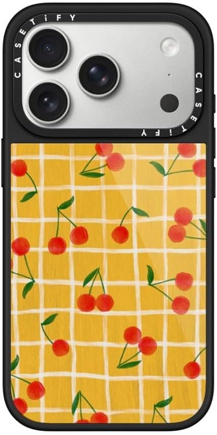 CASETiFY Glaze iPhone 17 Pro Max Case [Glossy Finish/Compatible with Magsafe / 4.9 ft. 1X Military Grade Drop Protection] - Bow Cats - Black