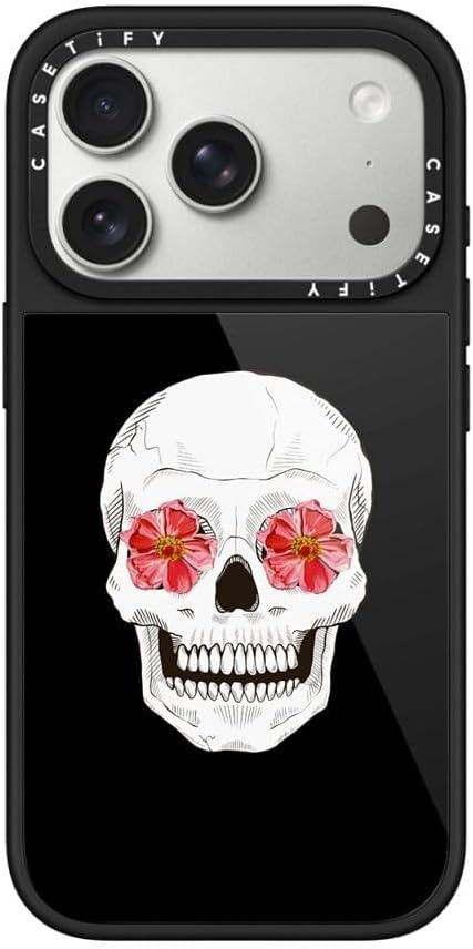 CASETiFY Glaze iPhone 17 Pro Max Case [Glossy Finish/Compatible with Magsafe / 4.9 ft. 1X Military Grade Drop Protection] - Bow Cats - Black