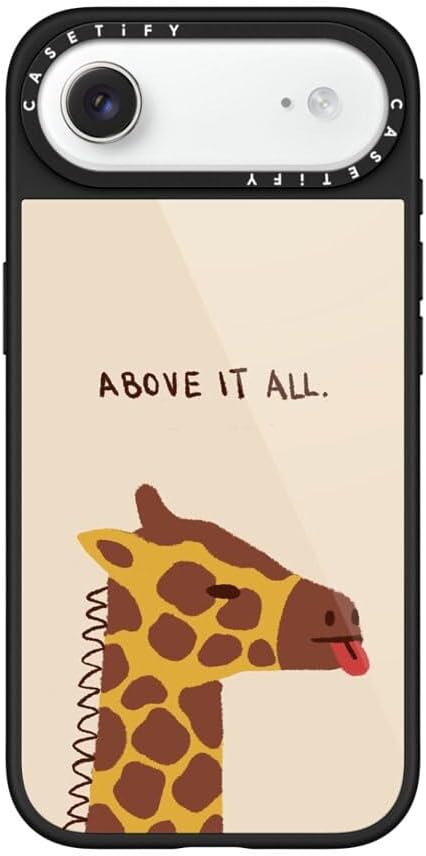 CASETiFY Glaze iPhone 17 Pro Max Case [Glossy Finish/Compatible with Magsafe / 4.9 ft. 1X Military Grade Drop Protection] - Bow Cats - Black