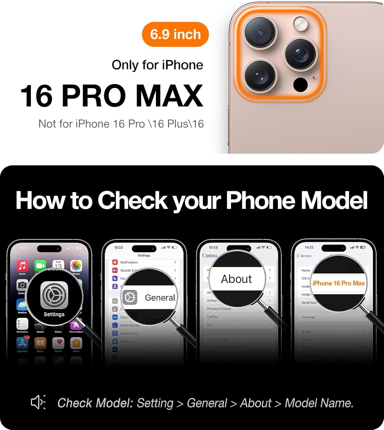 TORRAS Q3 360 Spin for iPhone 17 Pro Max Case Magnetic Stand, Compatible with Magsafe, Military Grade Protection, Camera Control, Built-in Kickstand 17 Pro Max Phone Case 6.9'', Clear