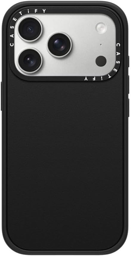 CASETiFY Impact iPhone 17 Pro Max Case [Slim/Compatible with Magsafe / 8.2 ft. 4X Military Grade Drop Protection] - Black