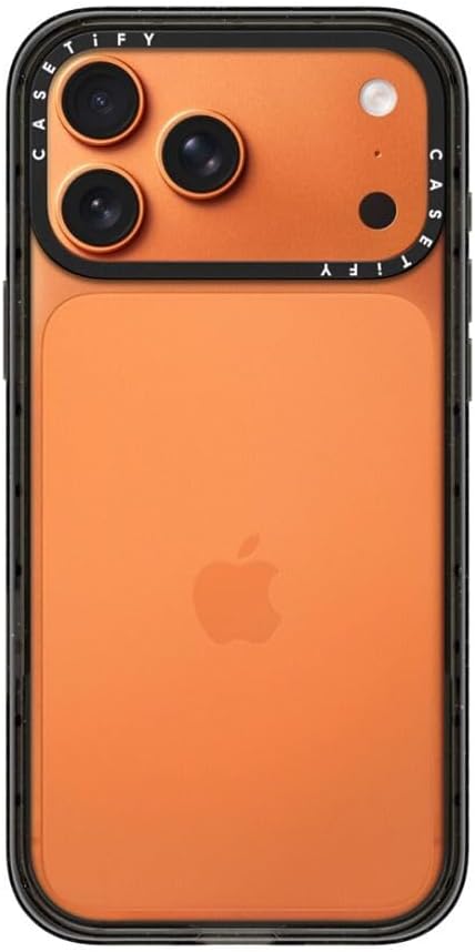CASETiFY Impact iPhone 17 Pro Max Case [Slim/Compatible with Magsafe / 8.2 ft. 4X Military Grade Drop Protection] - Black