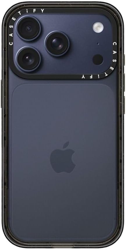 CASETiFY Impact iPhone 17 Pro Max Case [Slim/Compatible with Magsafe / 8.2 ft. 4X Military Grade Drop Protection] - Black