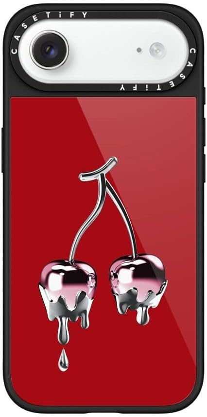 CASETiFY Glaze iPhone 17 Pro Max Case [Glossy Finish/Compatible with Magsafe / 4.9 ft. 1X Military Grade Drop Protection] - Bow Cats - Black