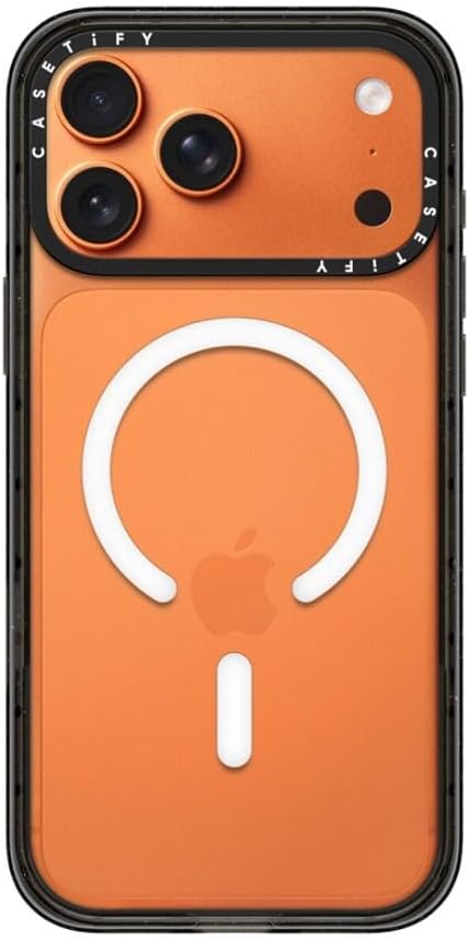 CASETiFY Impact iPhone 17 Pro Max Case [Slim/Compatible with Magsafe / 8.2 ft. 4X Military Grade Drop Protection] - Black