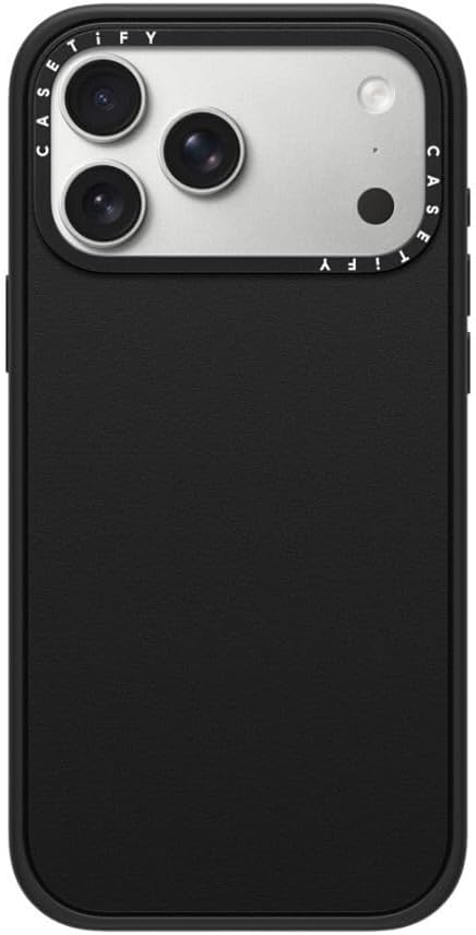 CASETiFY Impact iPhone 17 Pro Max Case [Slim/Compatible with Magsafe / 8.2 ft. 4X Military Grade Drop Protection] - Black