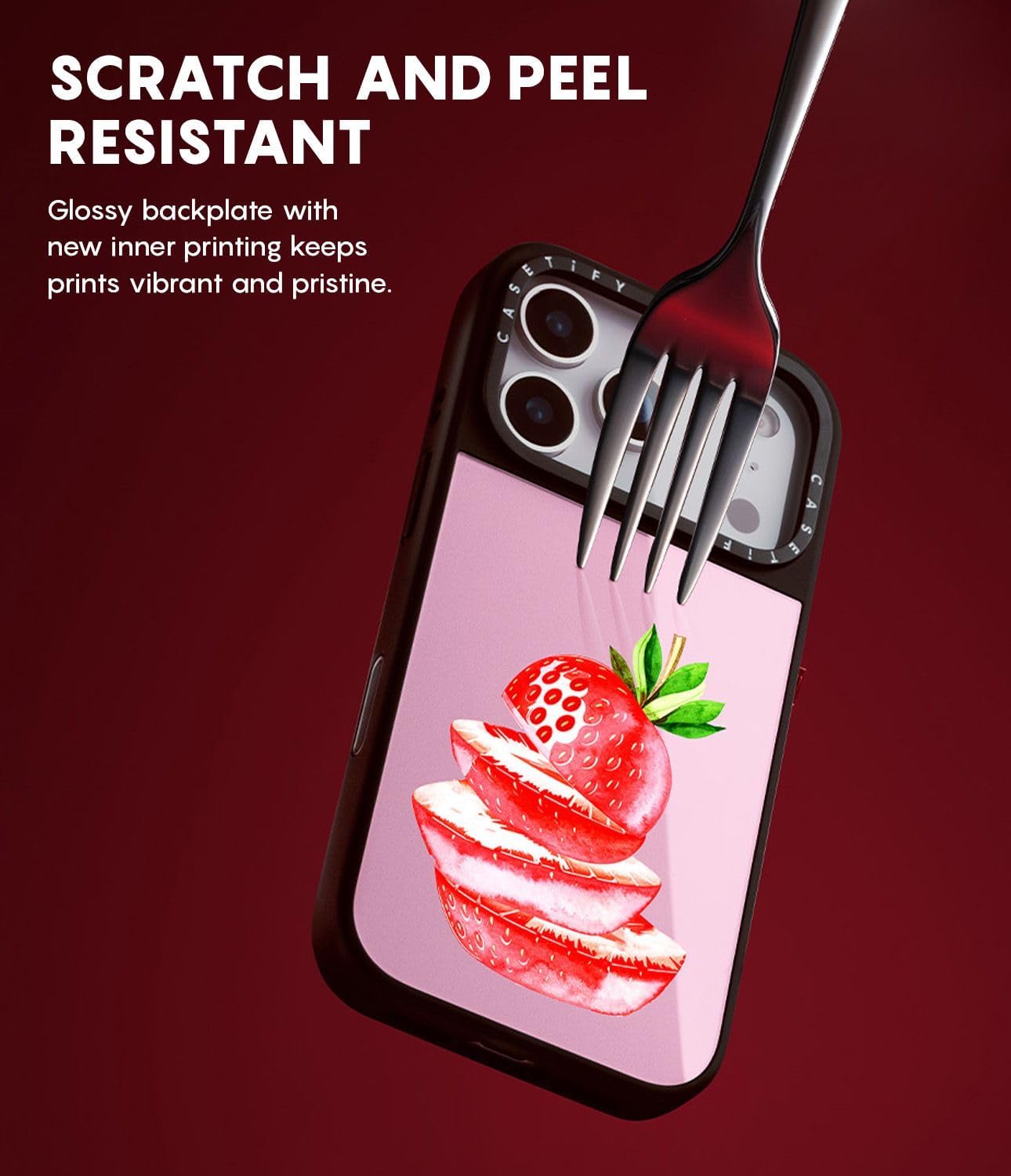 CASETiFY Glaze iPhone 17 Pro Max Case [Glossy Finish/Compatible with Magsafe / 4.9 ft. 1X Military Grade Drop Protection] - Bow Cats - Black