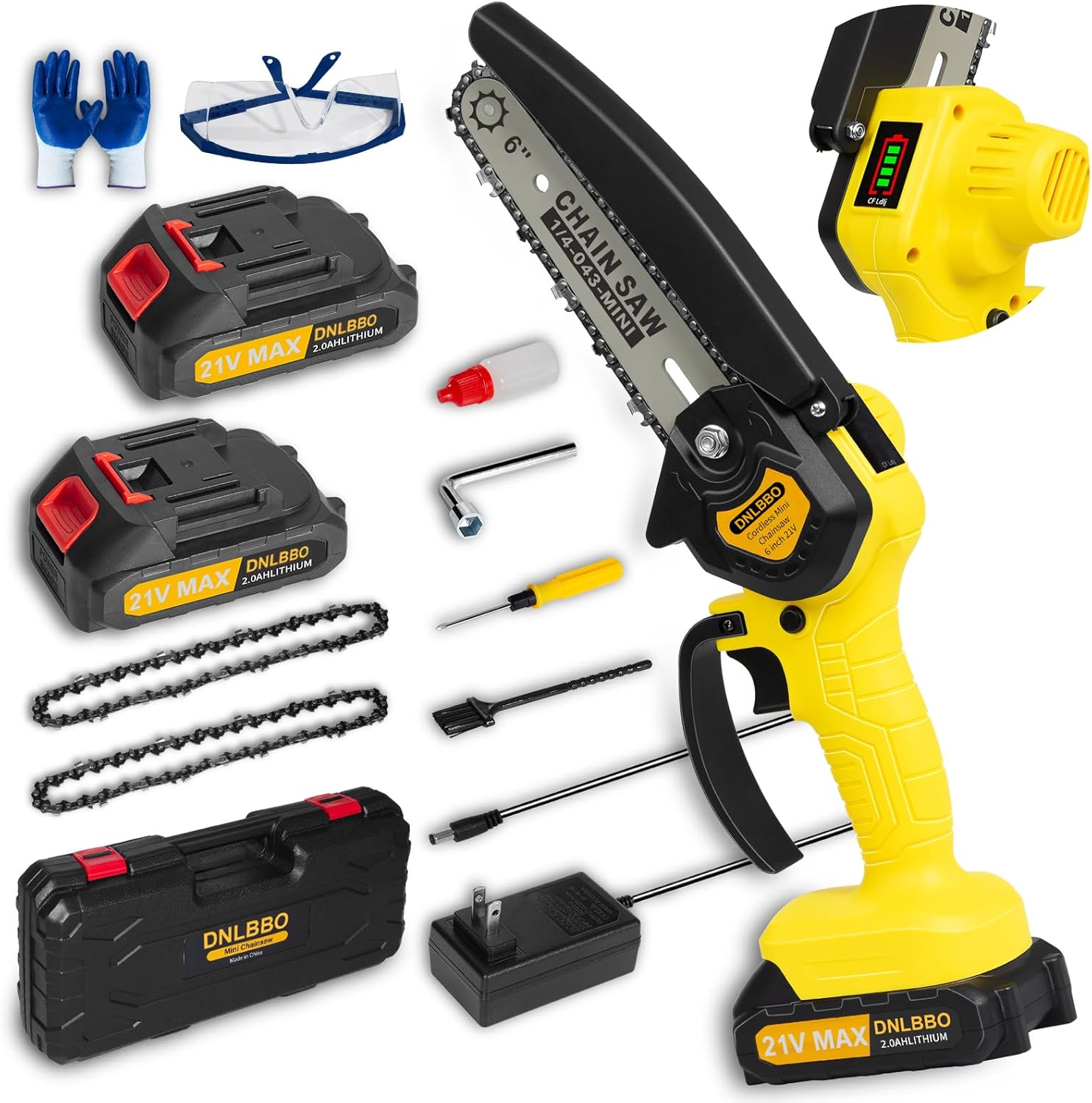 ‌2-in-1 Cordless Pole Saw & 6