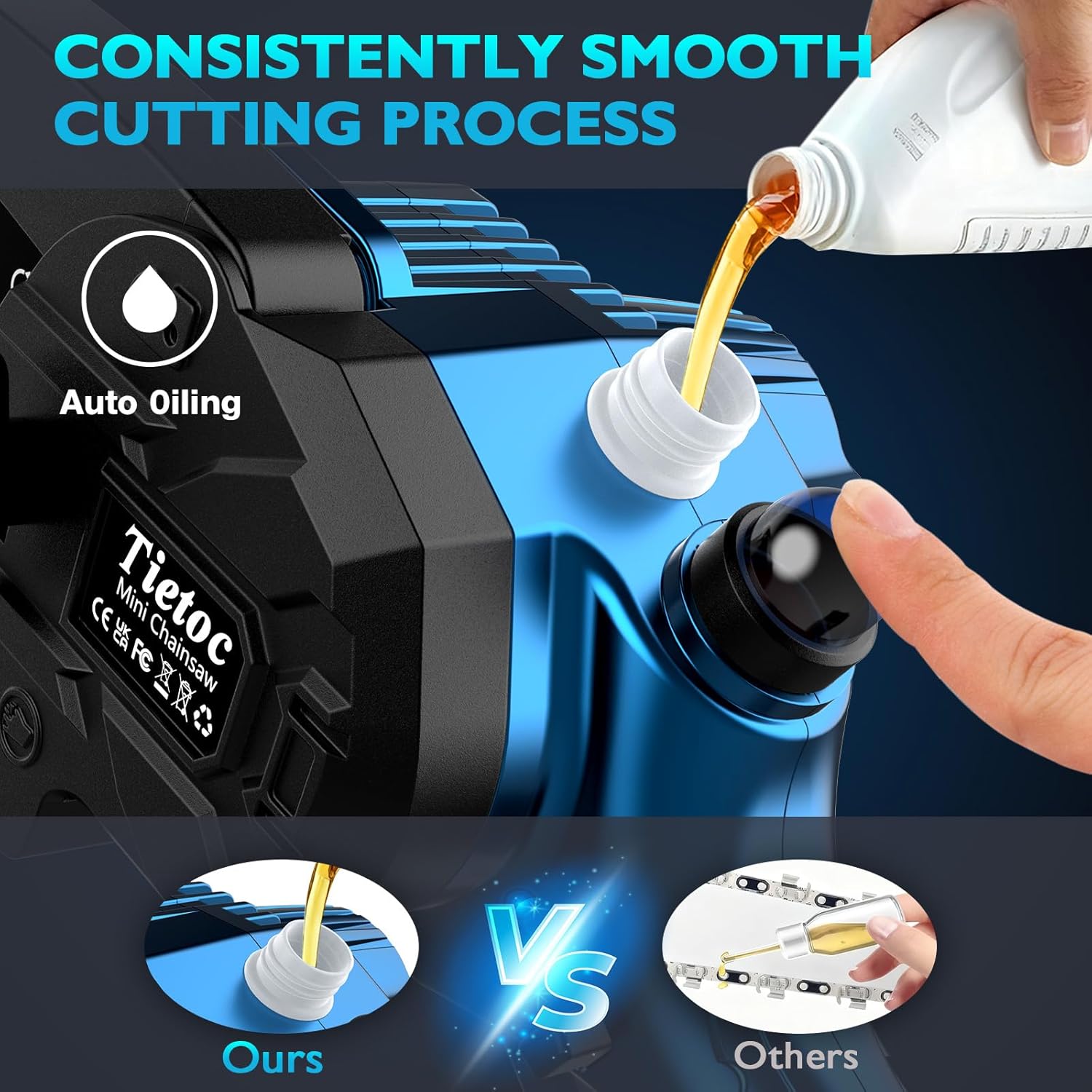 Tietoc 880W Mini Chainsaw: 6