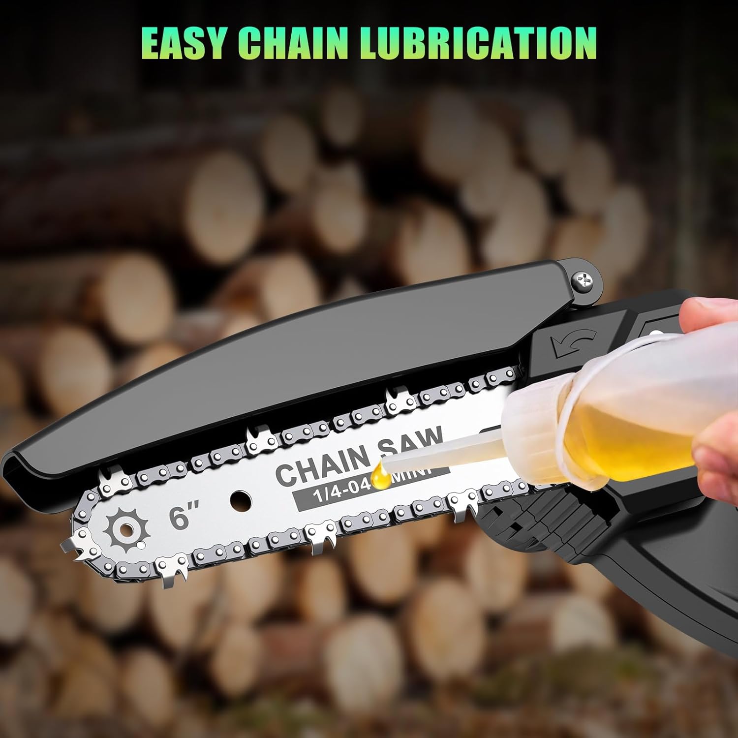 ‌2-in-1 Cordless Pole Saw & 6