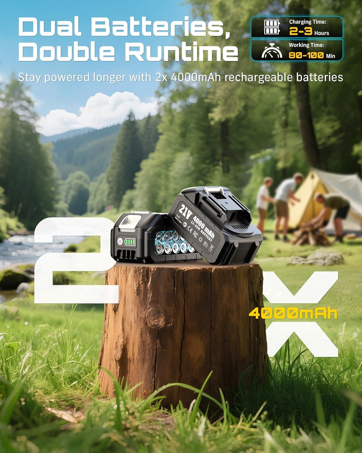 SEESII PS600: 2-in-1 Pole Saw & Mini Chainsaw – Cordless, 6