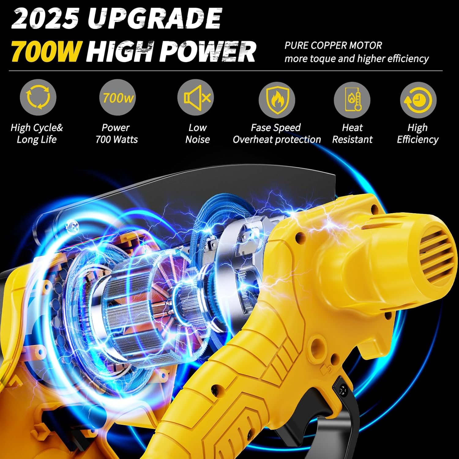 ‌2-in-1 Cordless Pole Saw & 6