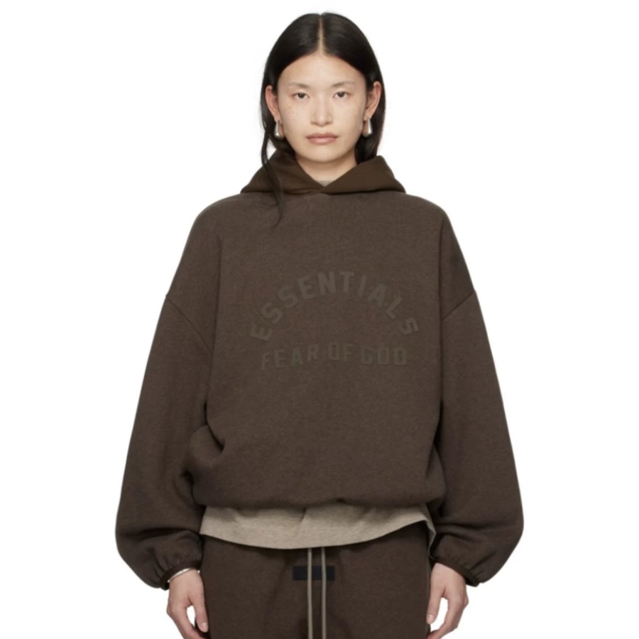 Fear of God ESSENTIALS FOG SS24 Colorblock Hoodie | Unisex Oversized Pullover Hoodie for Men & Women