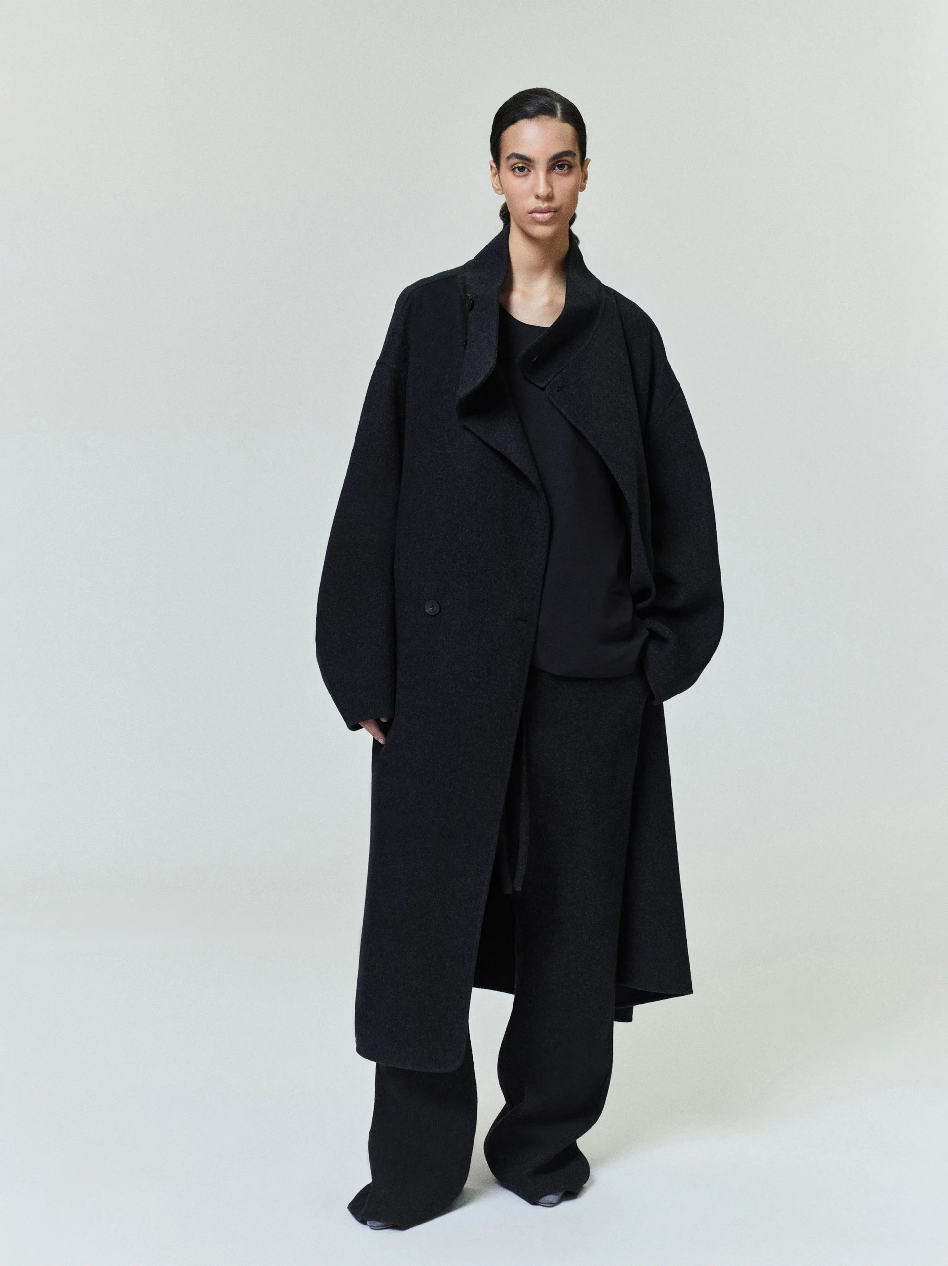 Fear of God Wool Cashmere Highneck Coat