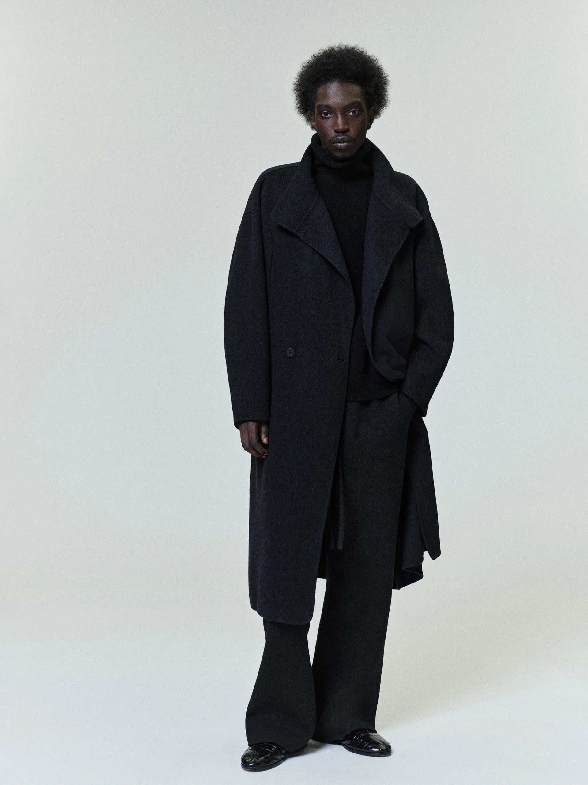 Fear of God Wool Cashmere Highneck Coat