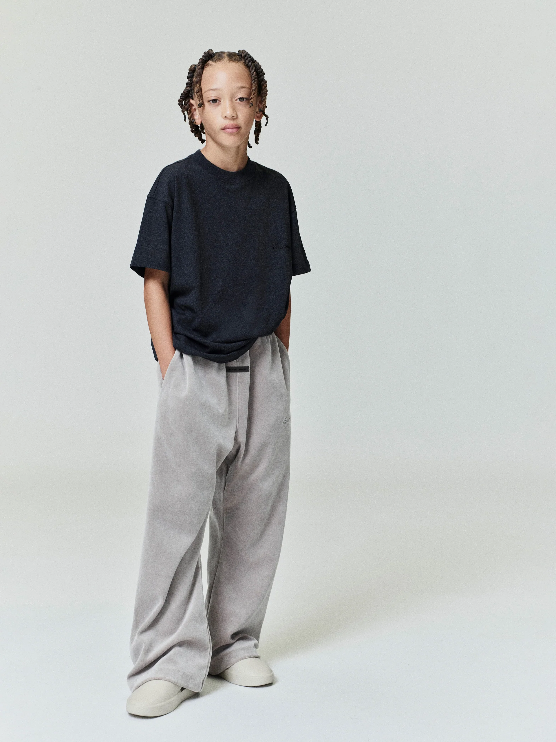 ESSENTIALS Kids Embroidered Essential Tee