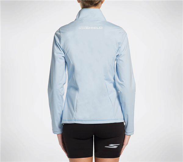 Skechers Women GO Shield Club Jacket Light Blue